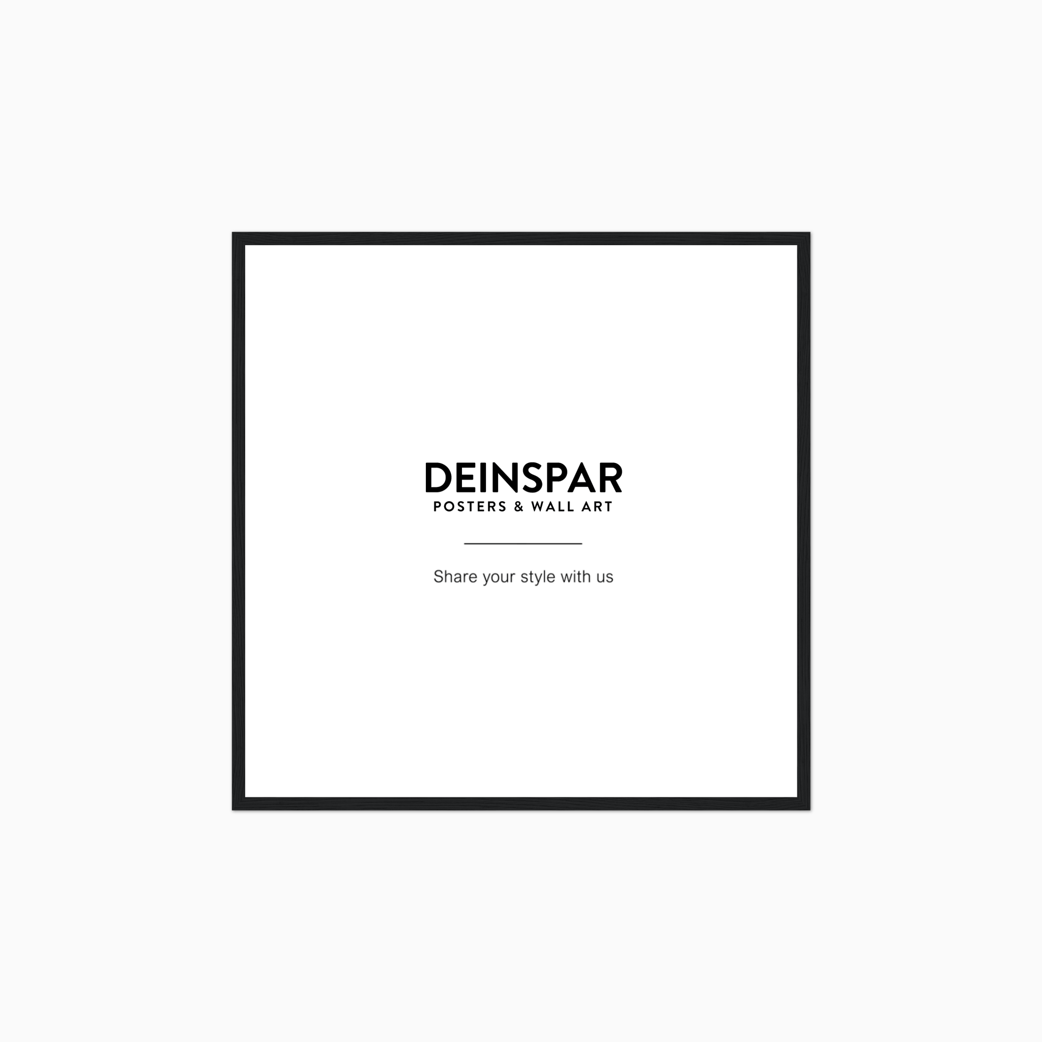 Premium Bilderrahmen Holz Schwarz