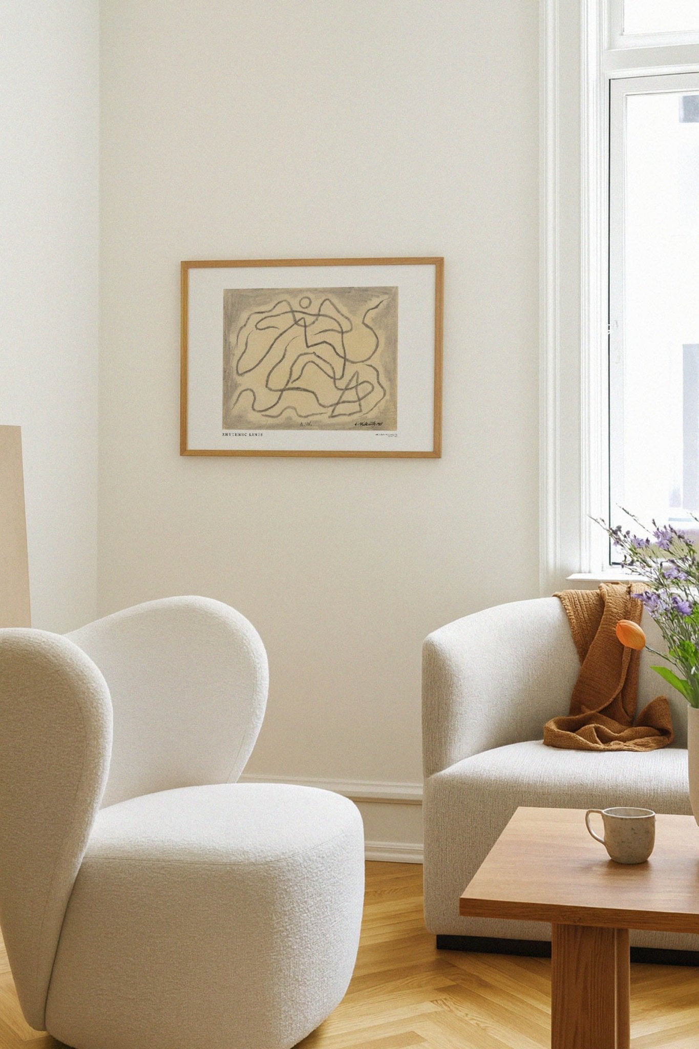 Rhythmic Lines Poster