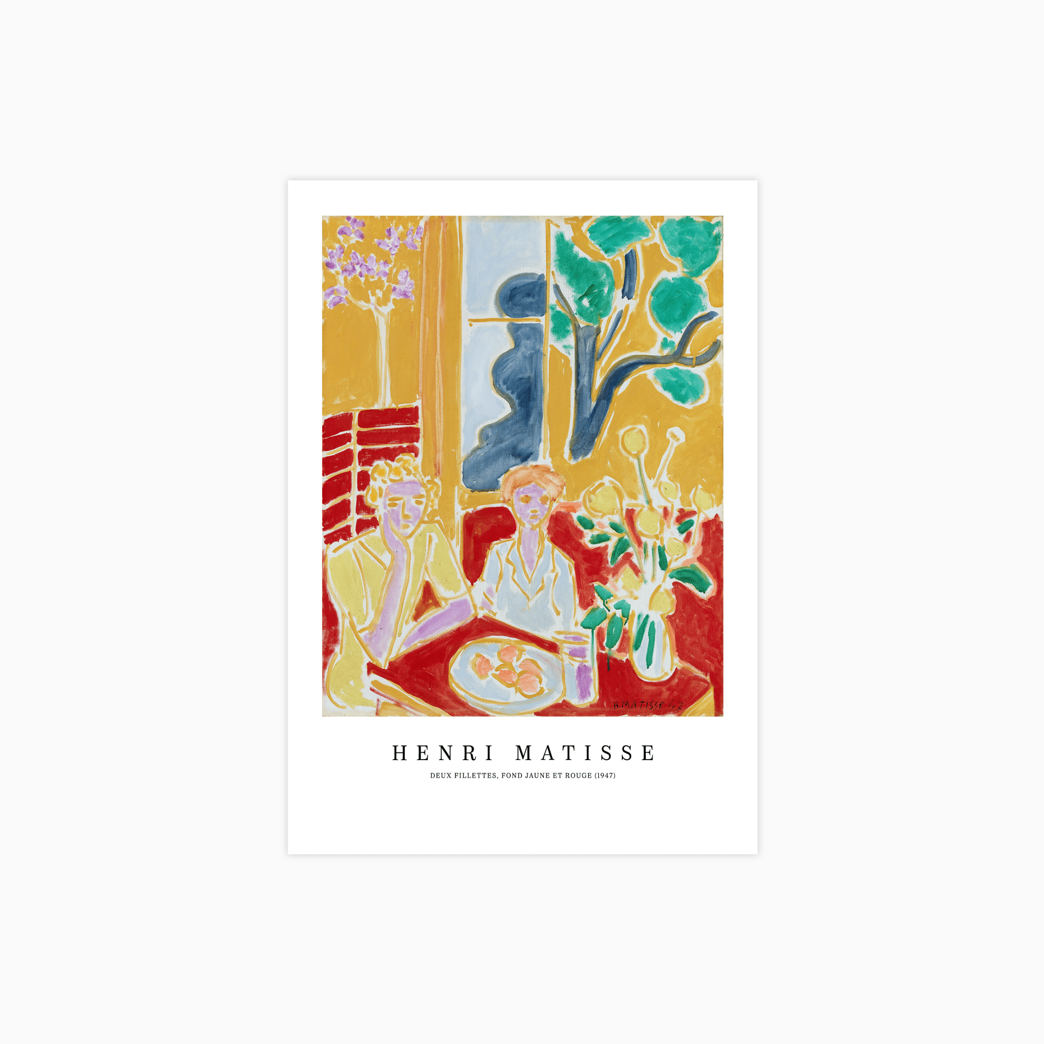 Deux Fillettes Poster