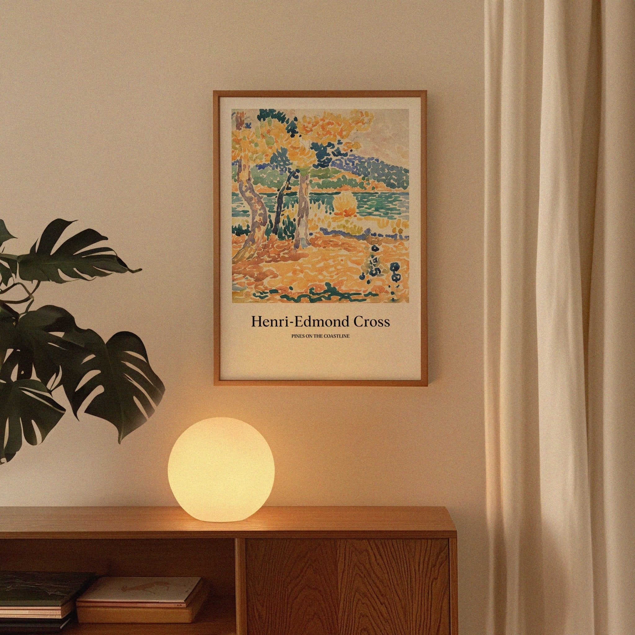 Pines on the Coastline Poster