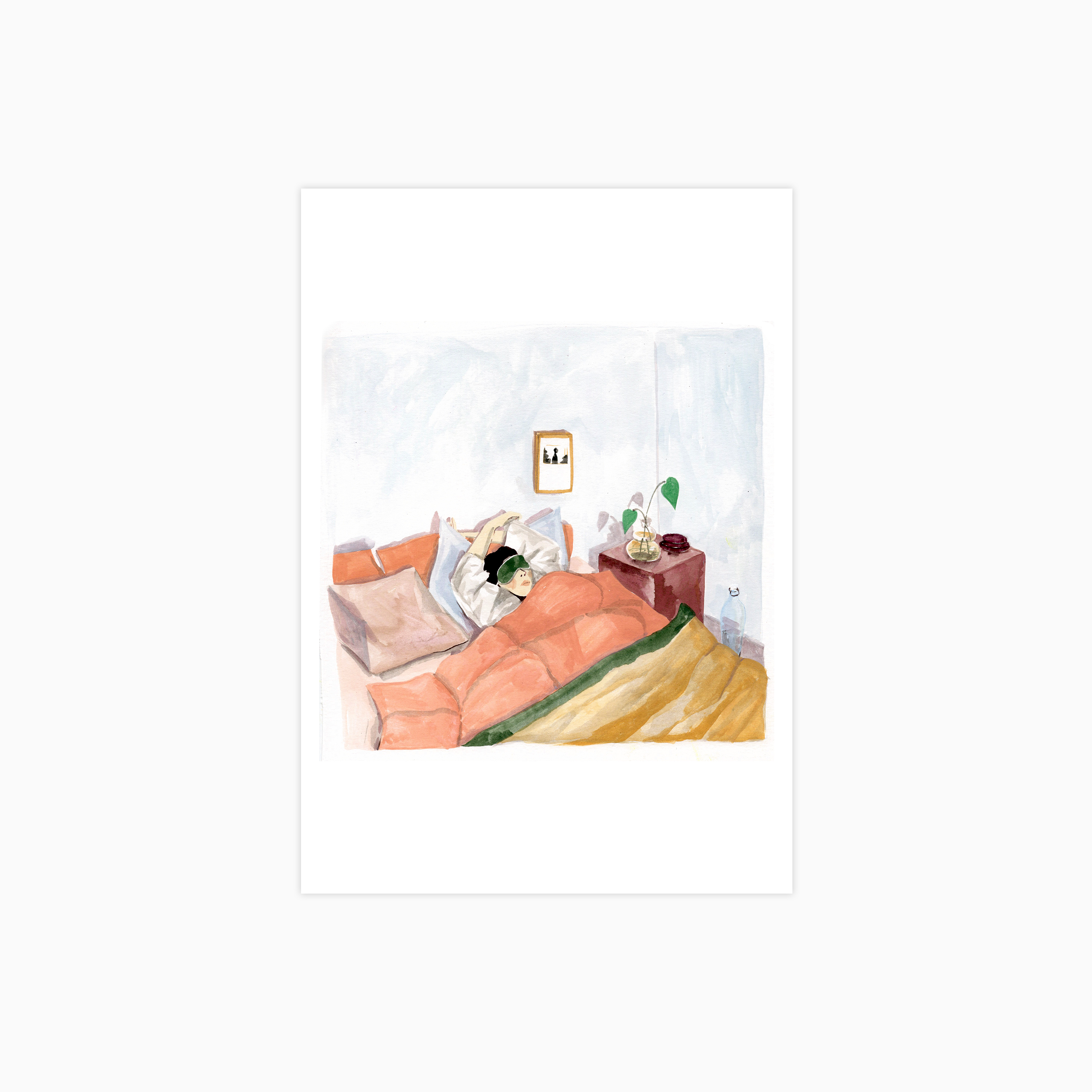 Bed Girl Poster