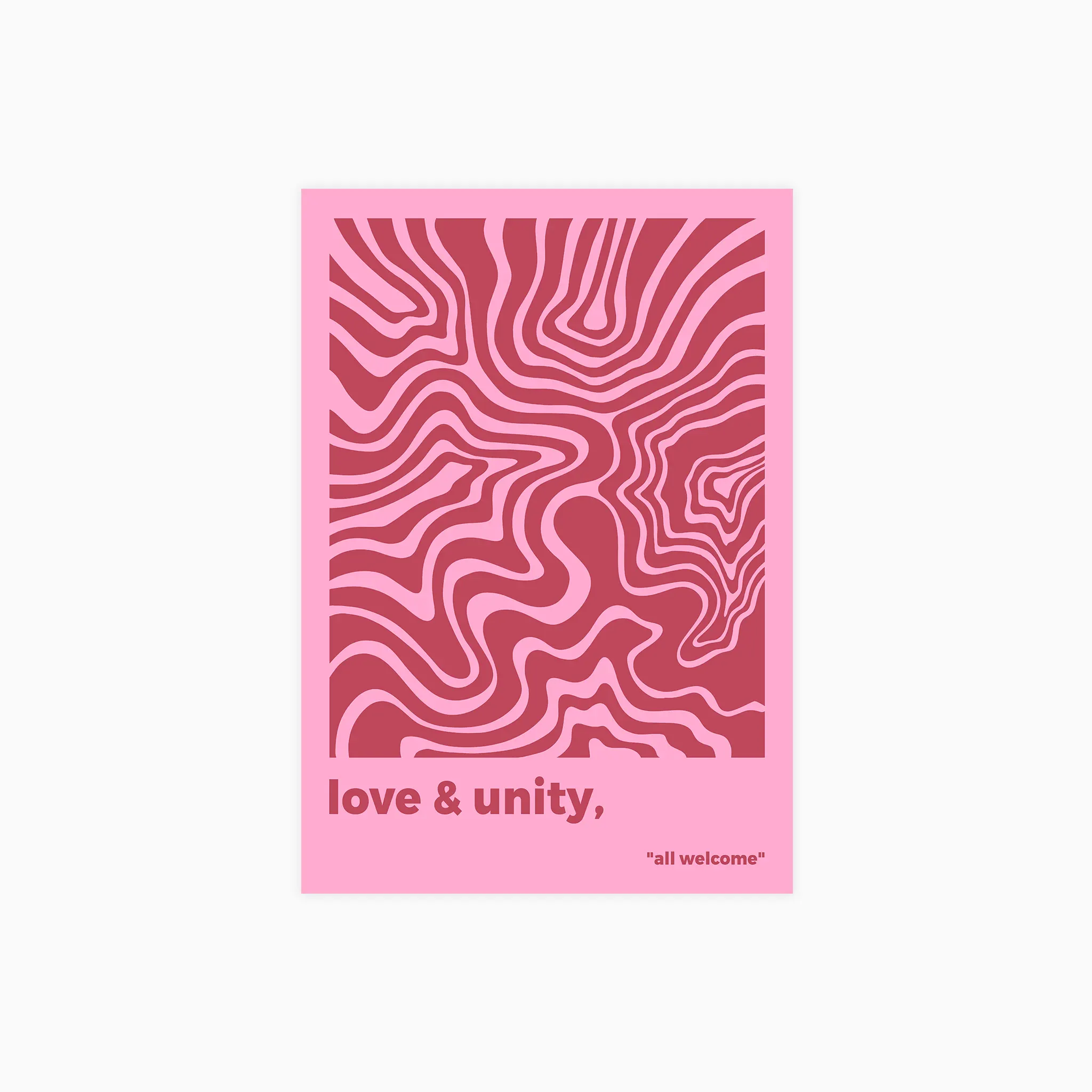 Love And Unity Poster