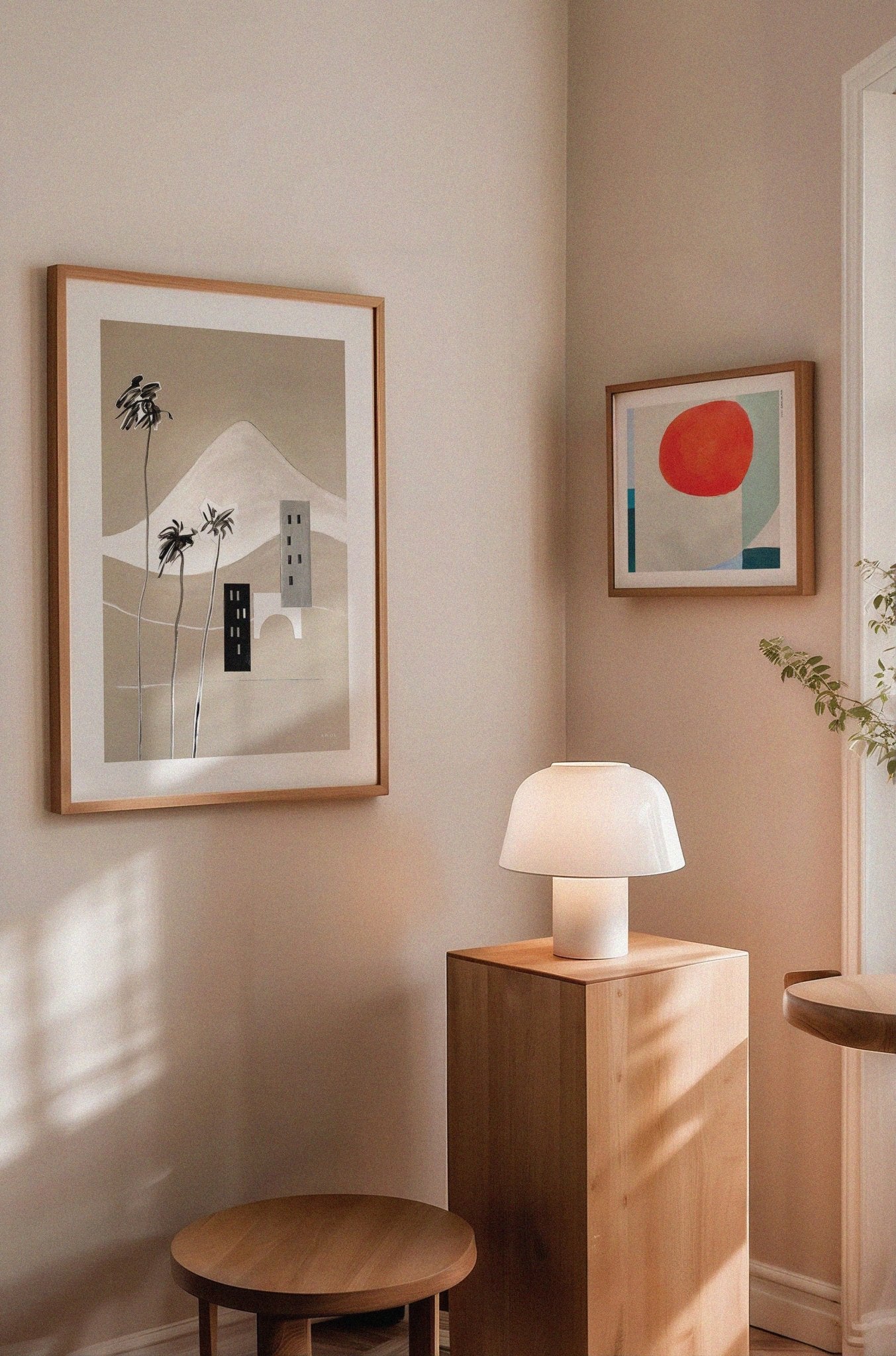 Abstract Sunrise Poster