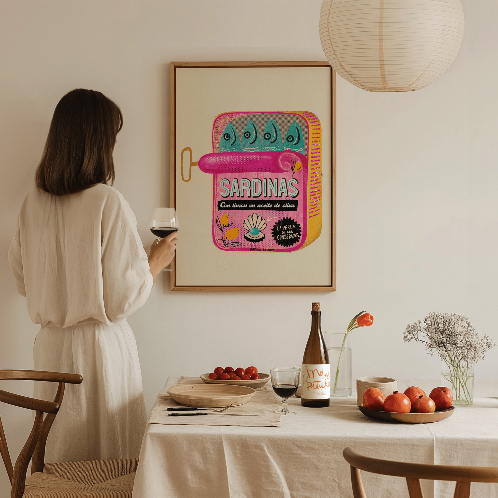 Sardines – Retro Fish Can Poster