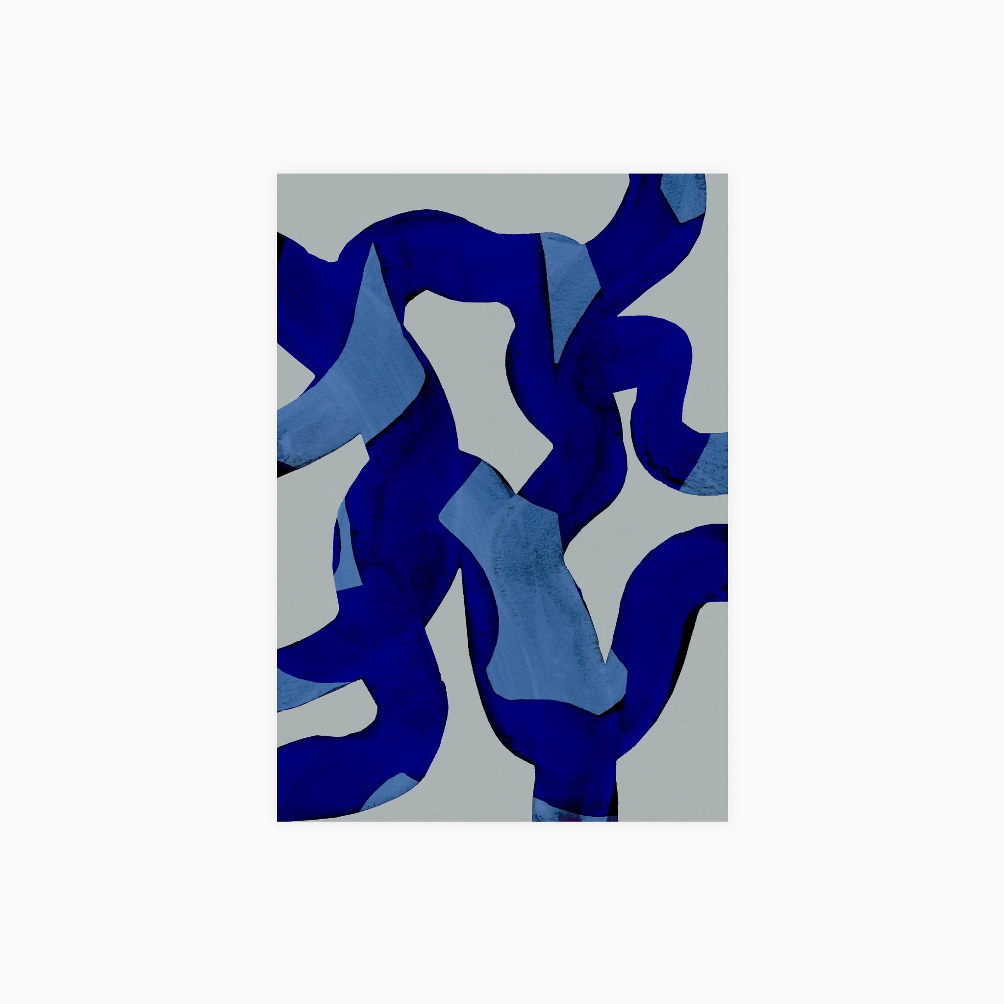 Abstract Brush Strokes 65X Poster