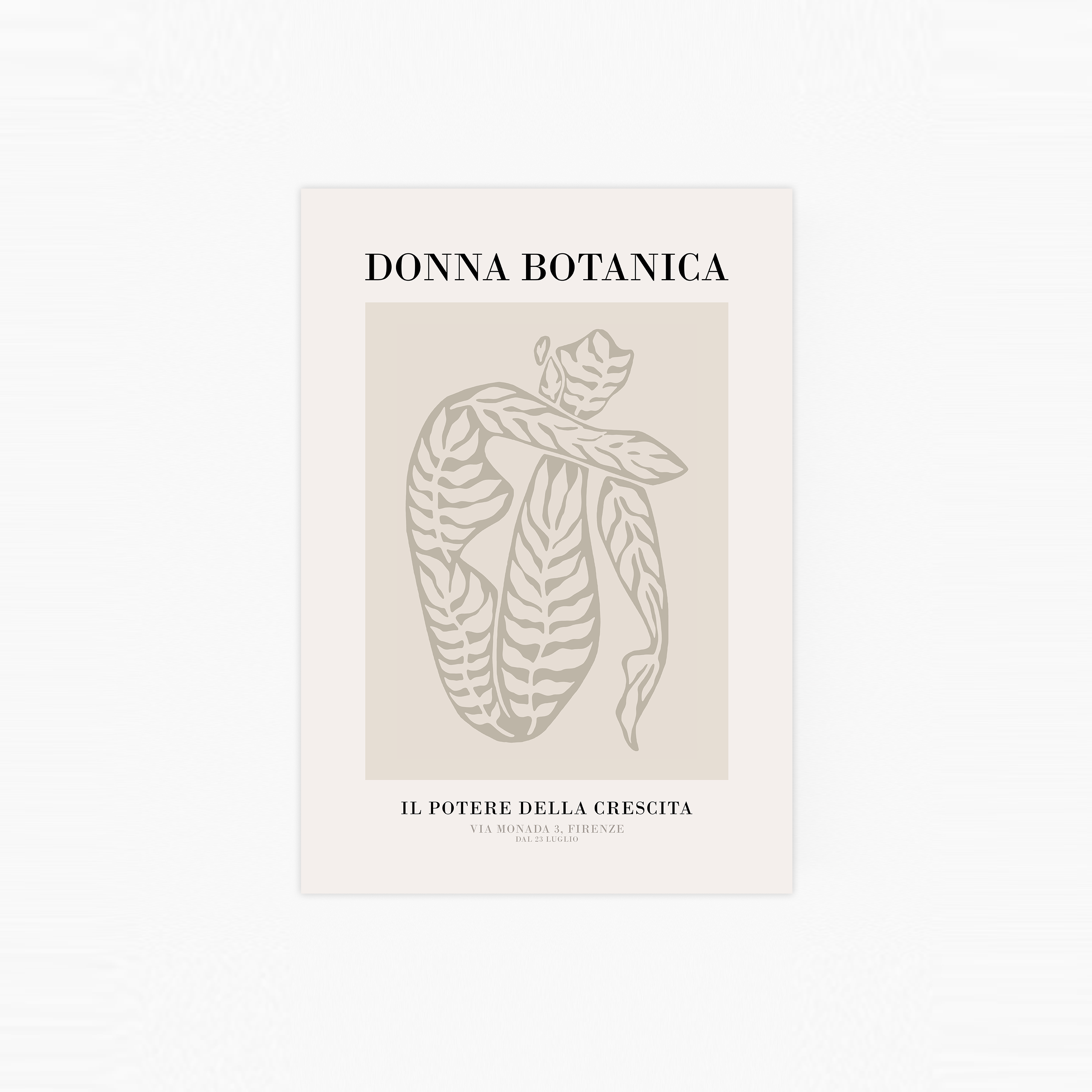 Donna Botanica Poster