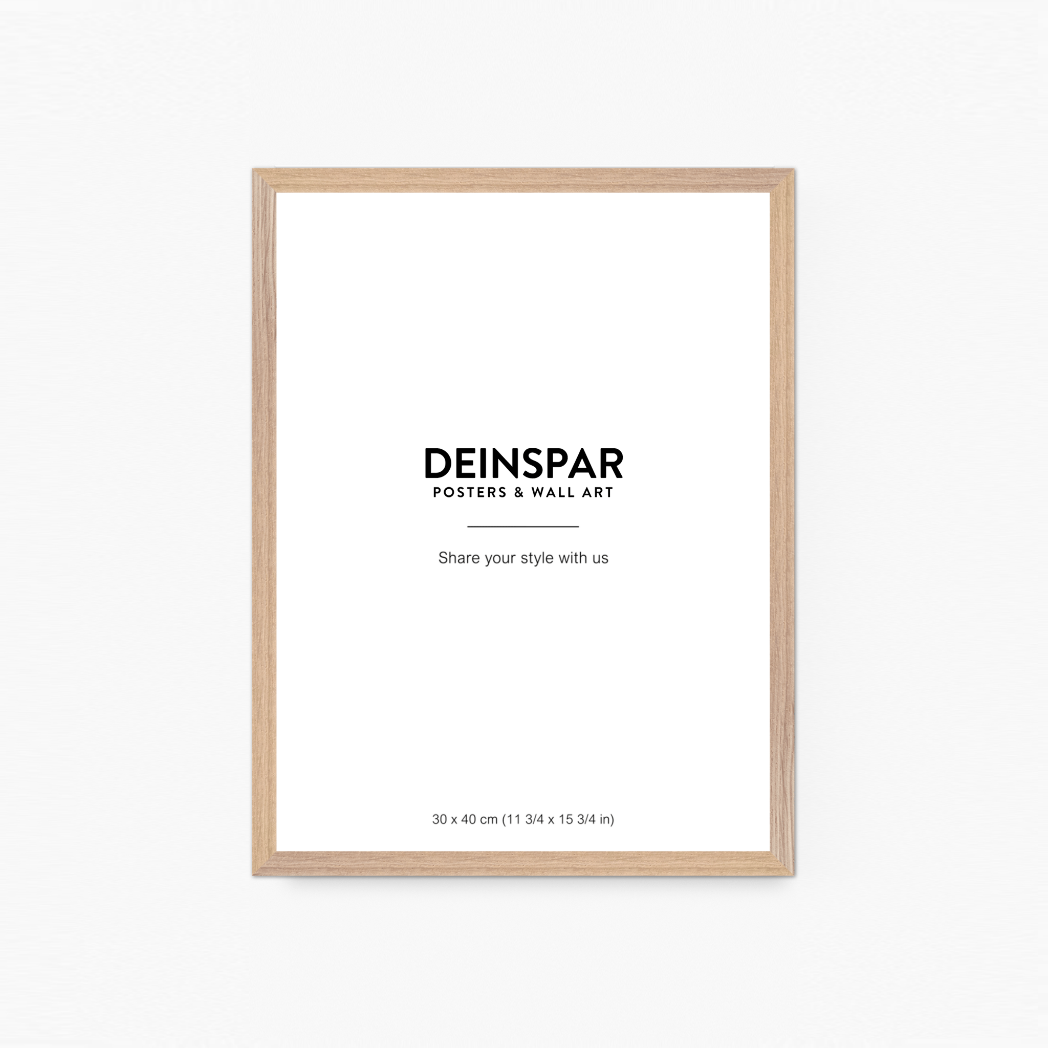 Premium Bilderrahmen Holz Eiche