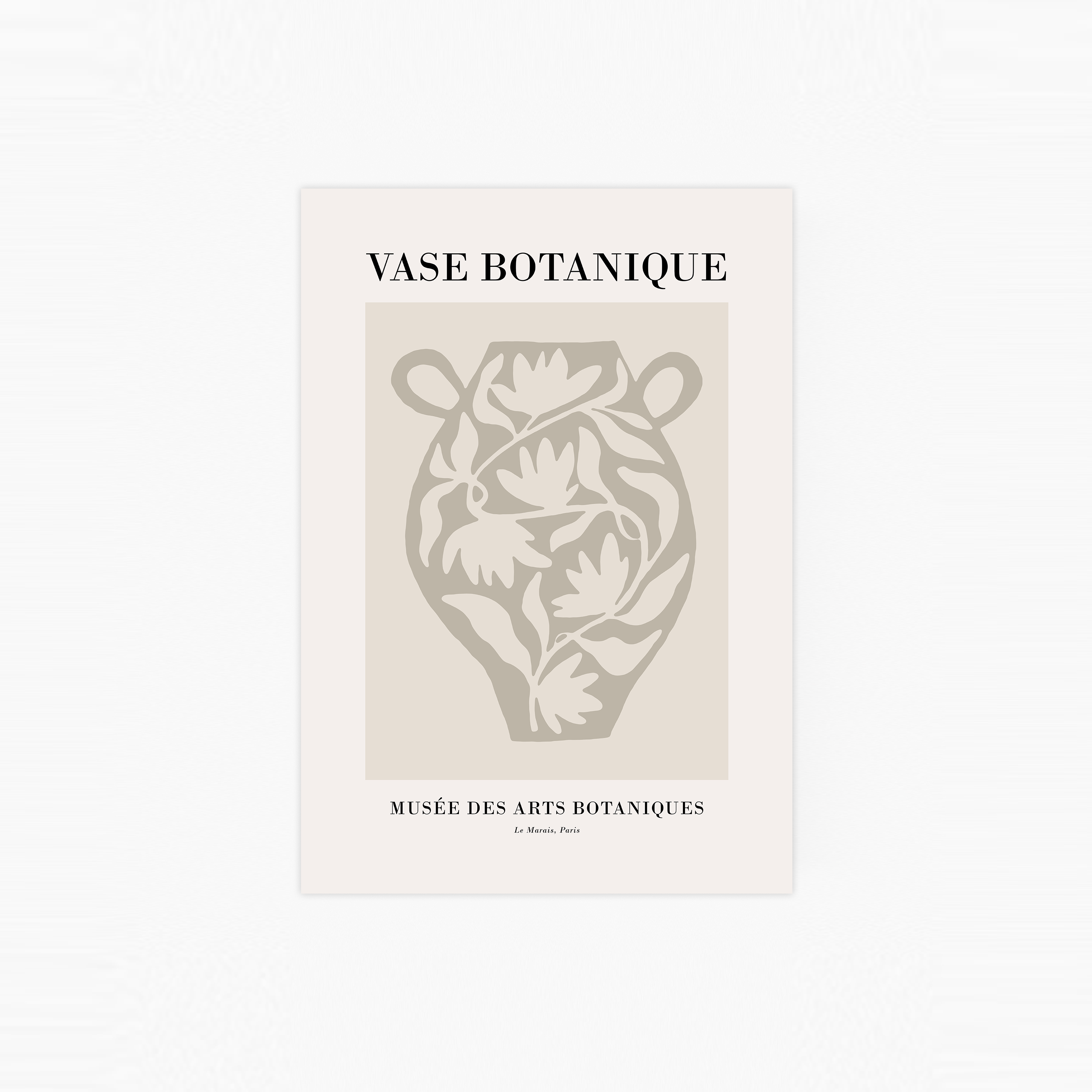 Vase Botanique Poster