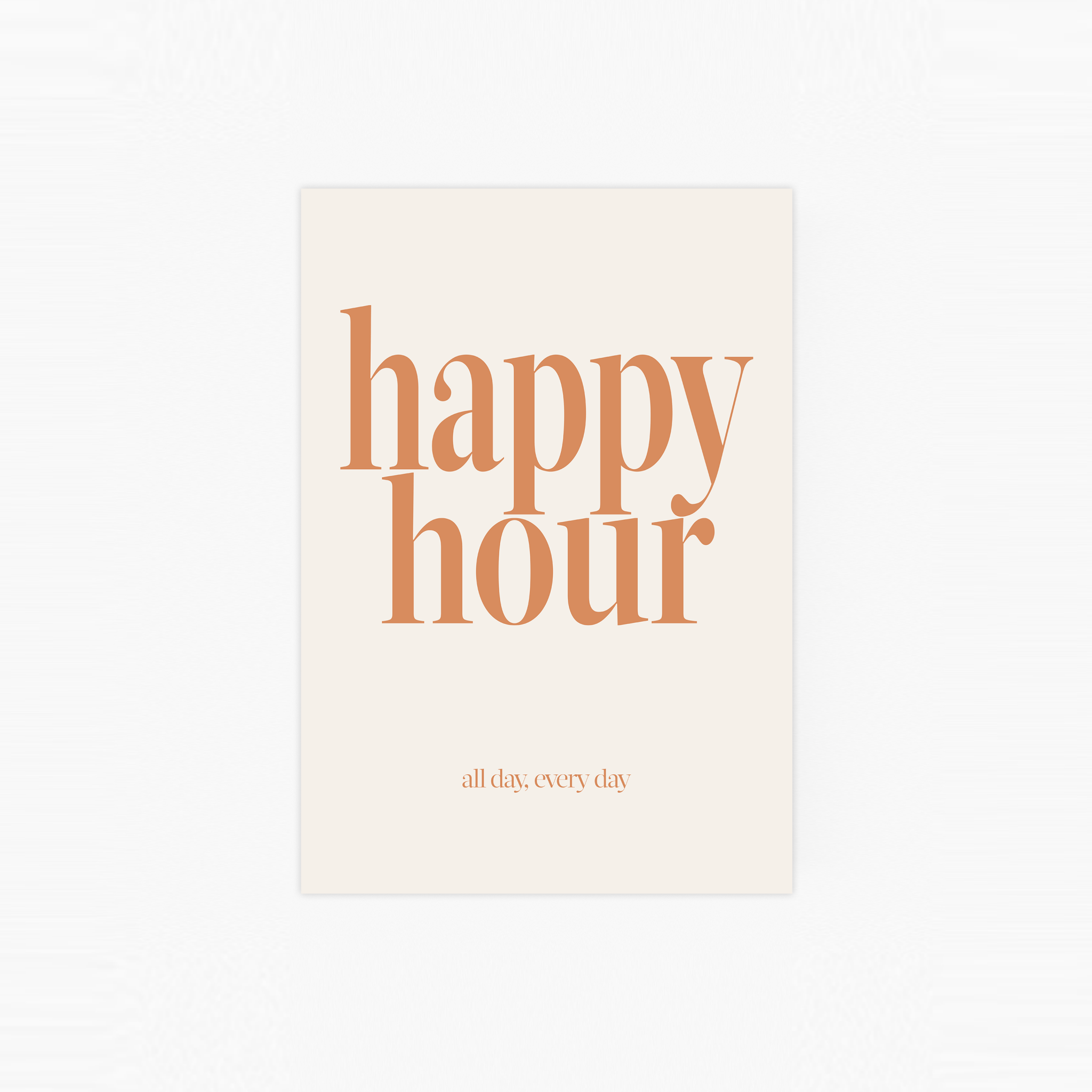 Happy Hour Poster