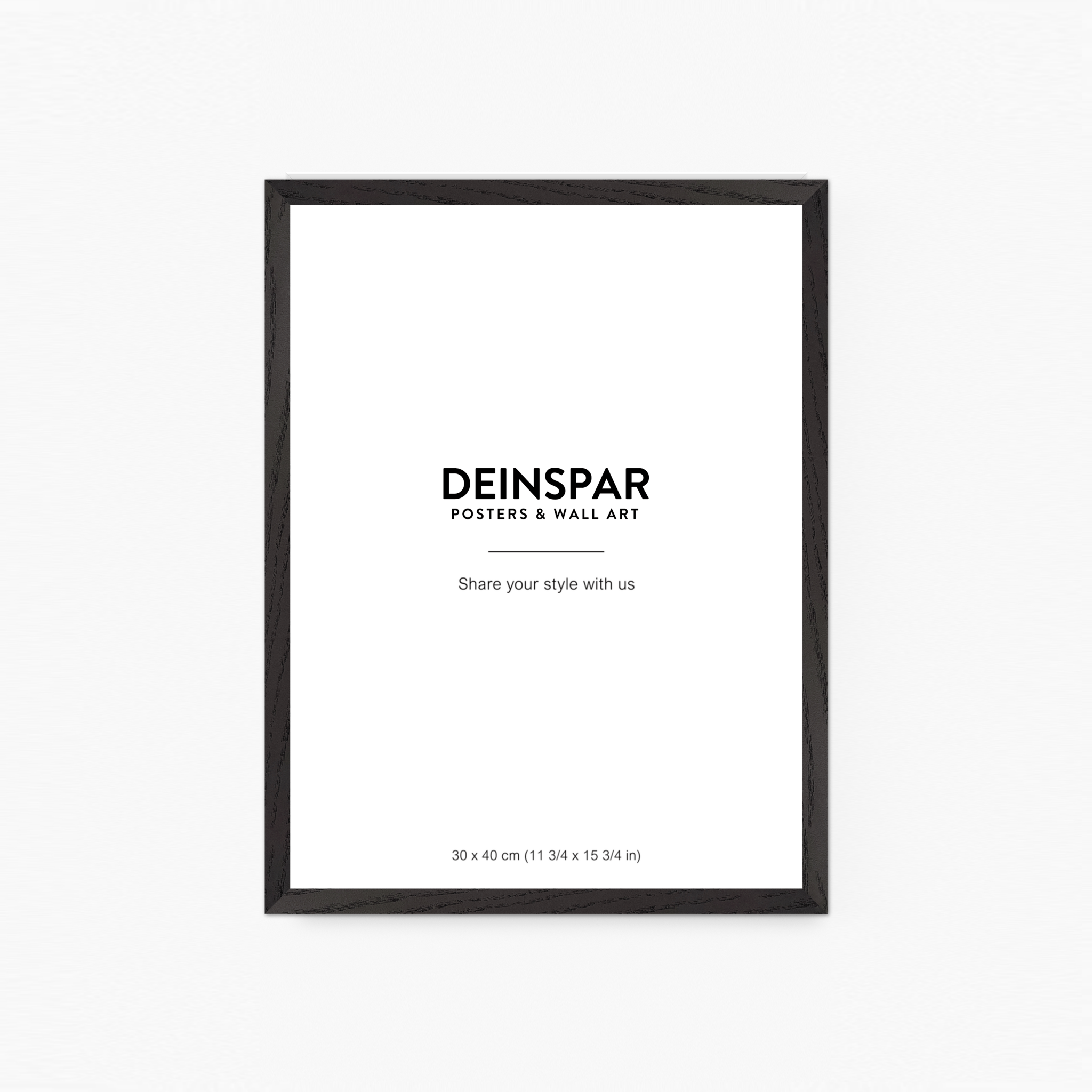 Premium Bilderrahmen Holz Schwarz