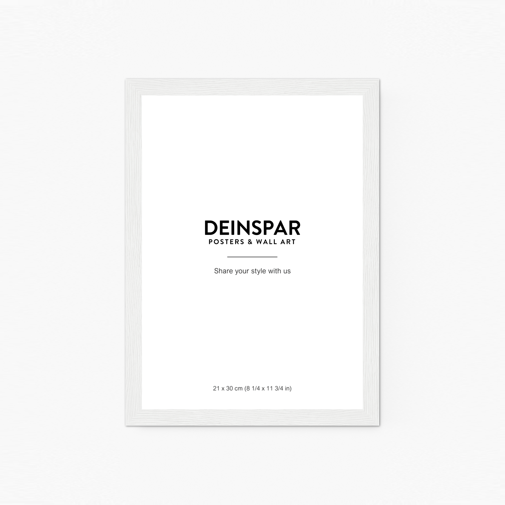 Premium Bilderrahmen Holz Weiß