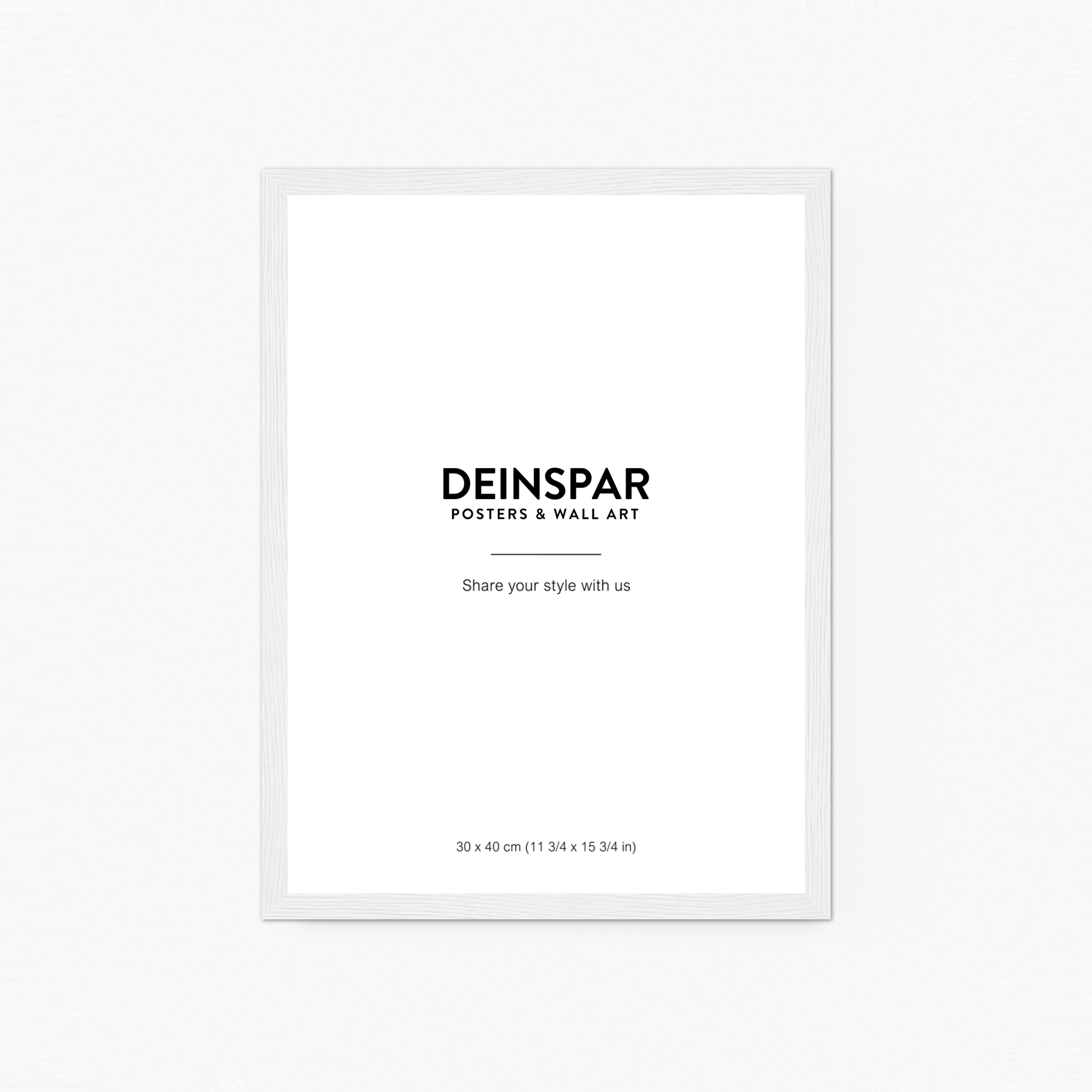 Premium Bilderrahmen Holz Weiß