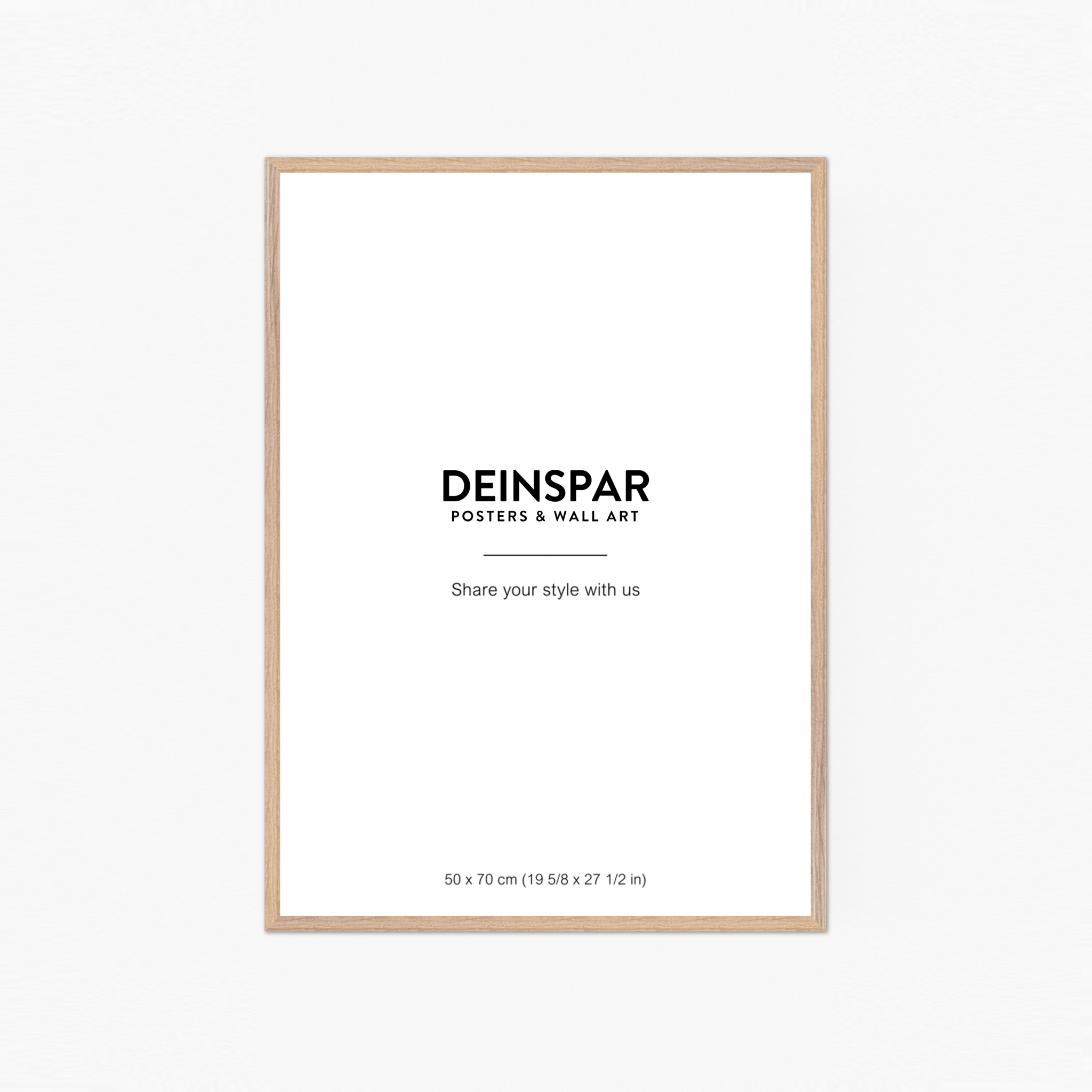 Premium Bilderrahmen Holz Eiche