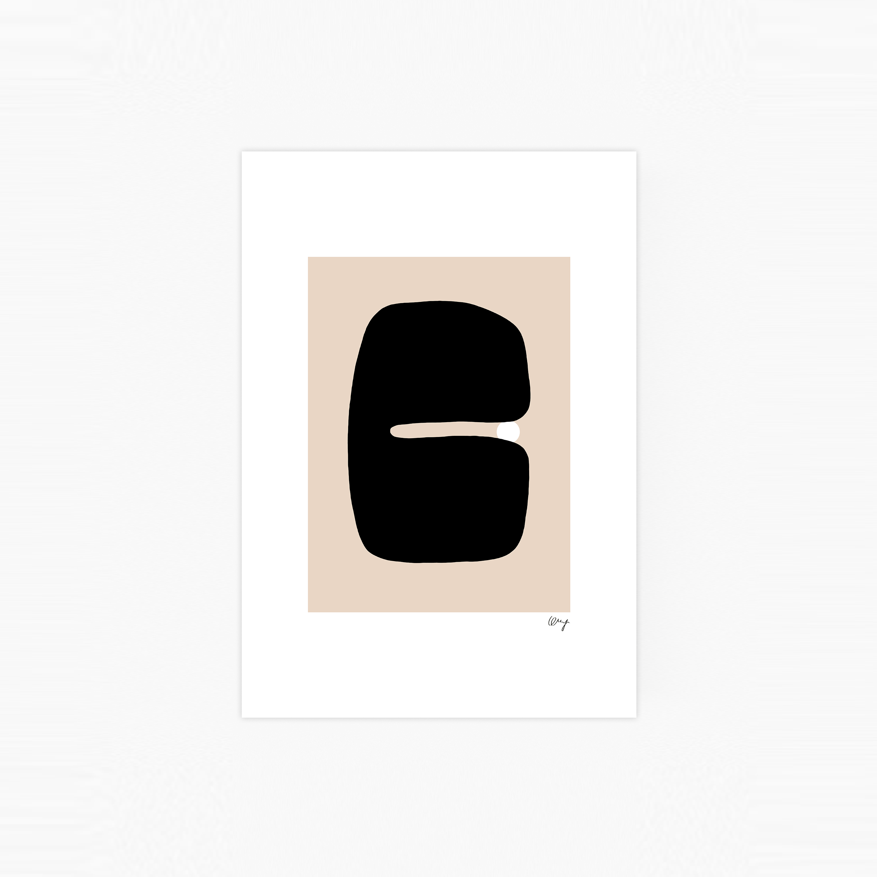 Abstract Form Poster
