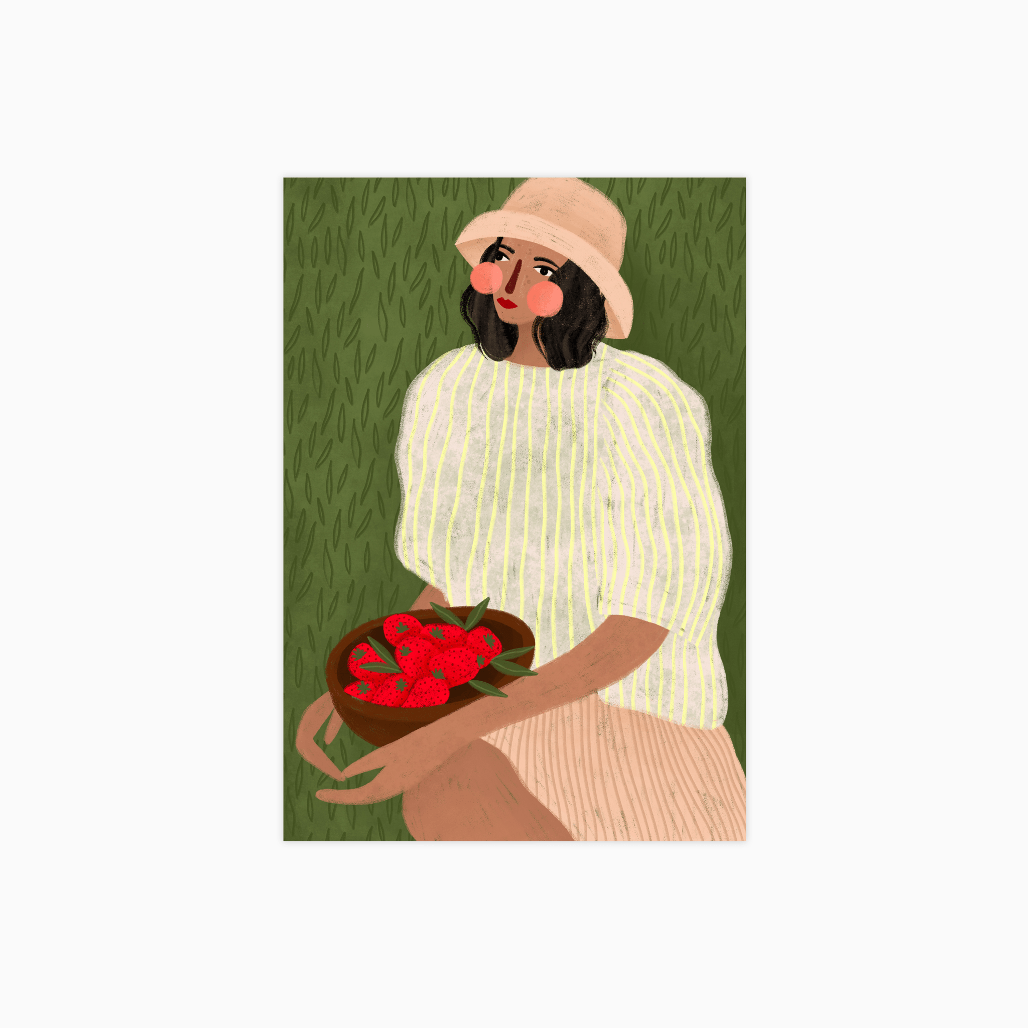 The Woman with the Strawberries Poster