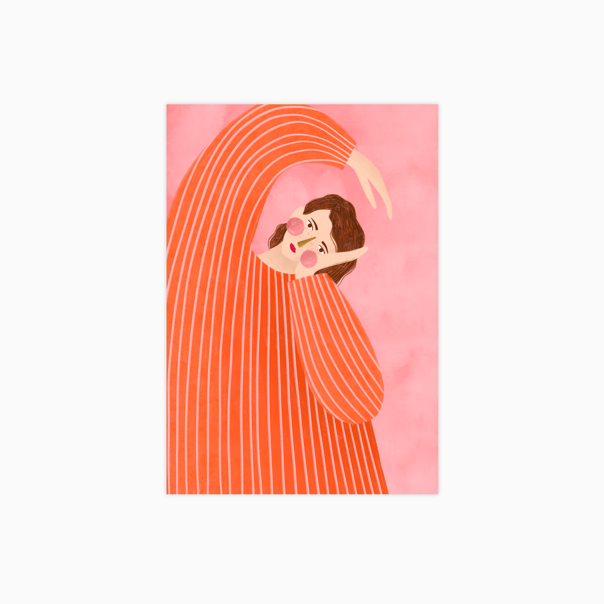 The Woman with the Orange Dress Poster