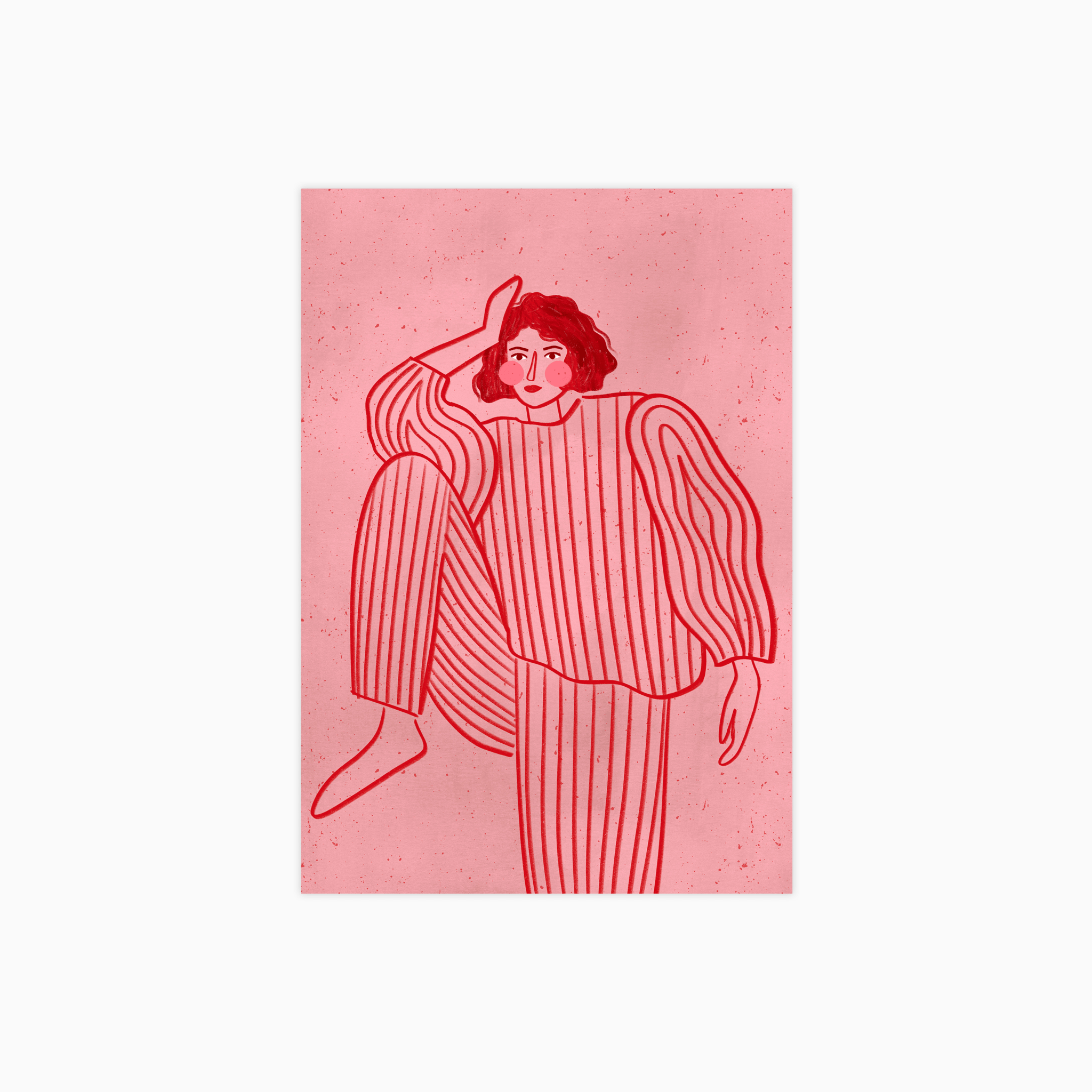 The Woman with the Striped Pyjama Poster