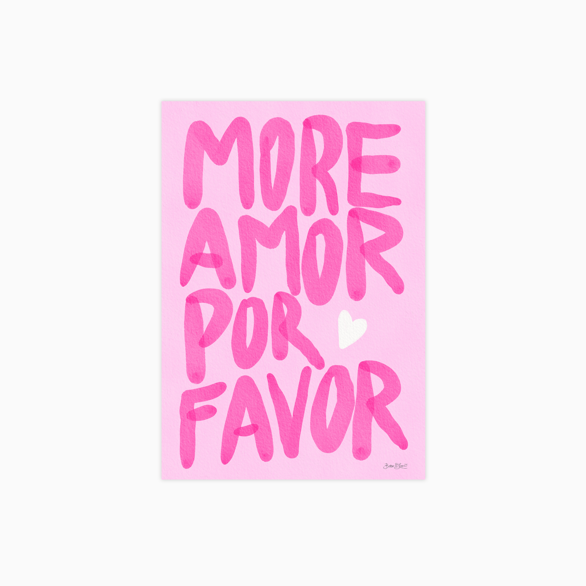 More Amor por Favor No.1 Poster