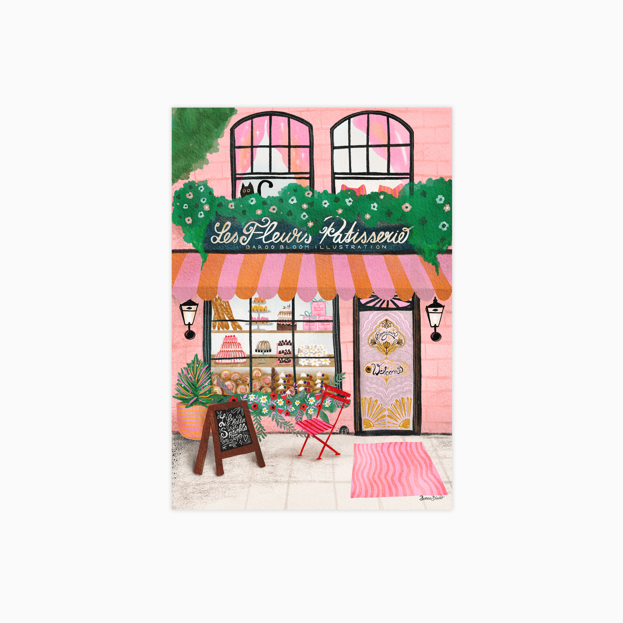 Pink Patisserie Dreams Poster