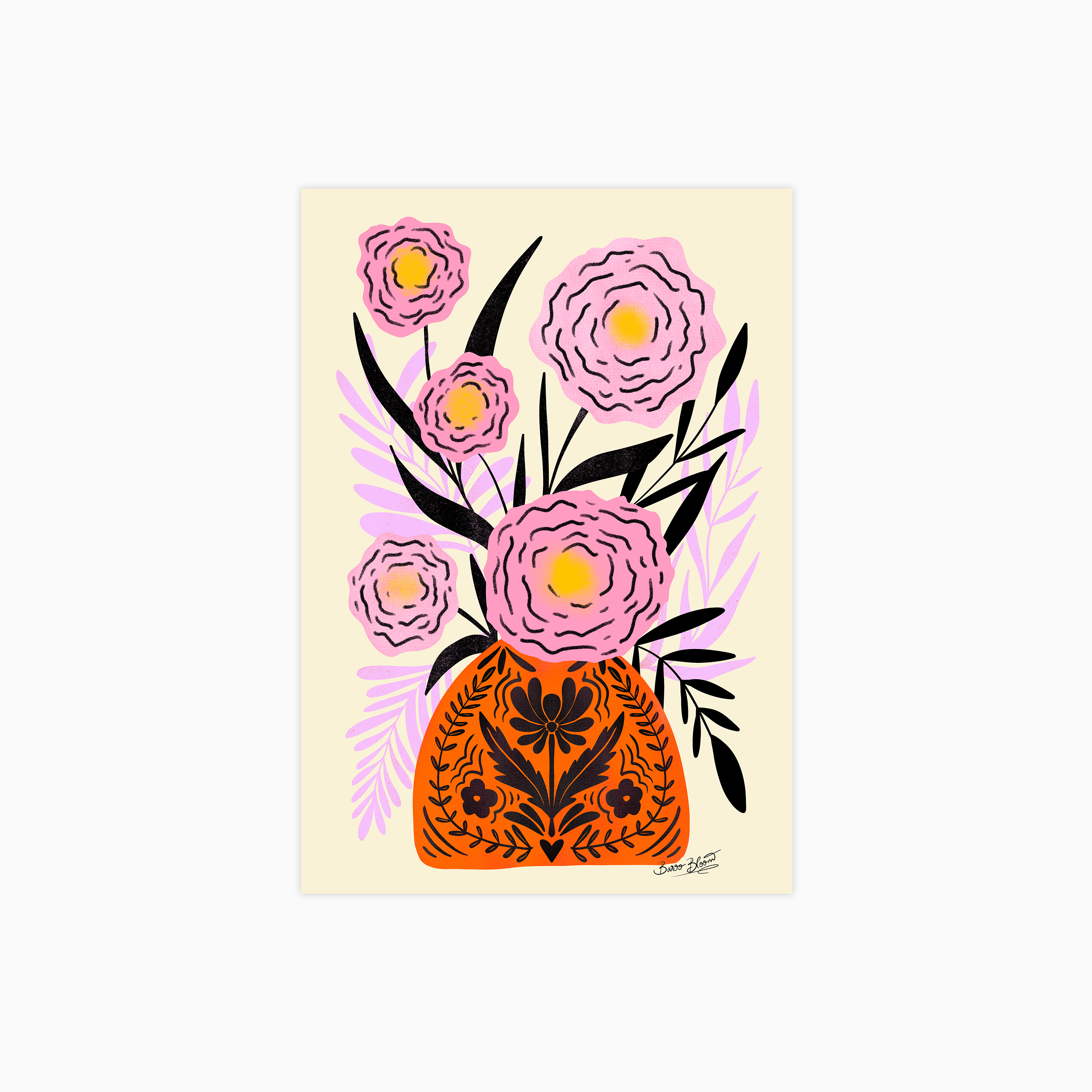 Boho Blossom Poster