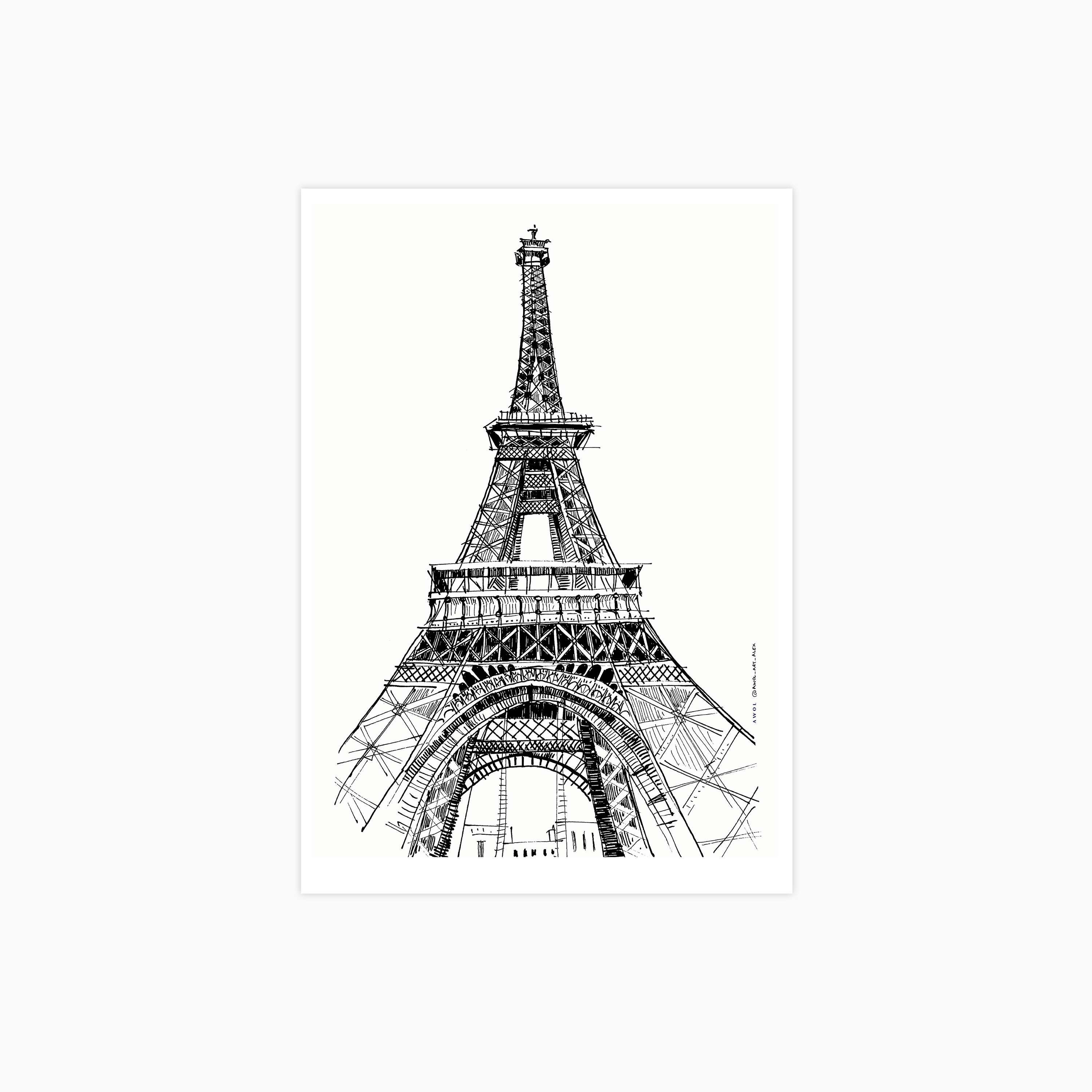 Eiffel Tower Dreams Poster