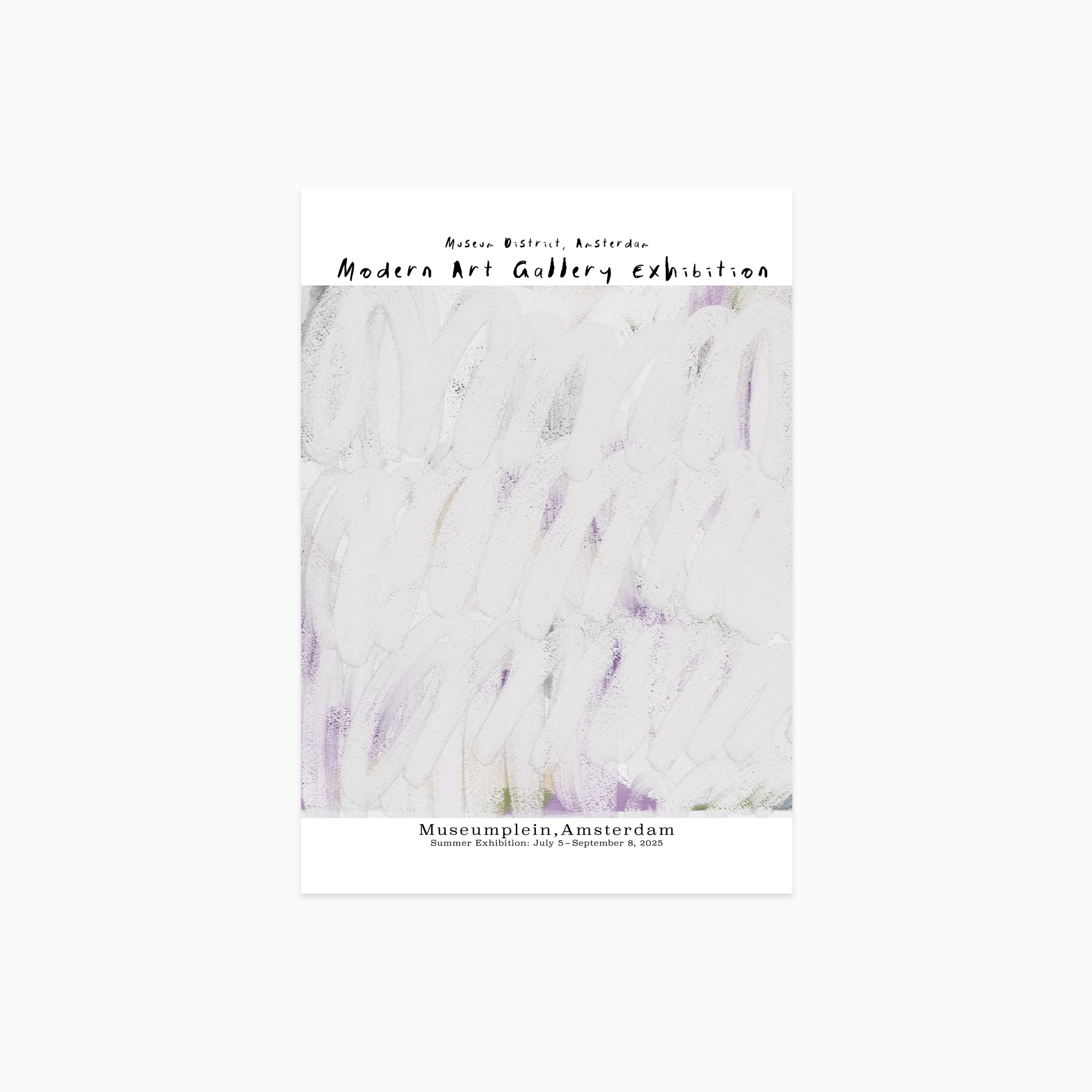 Modern Art Gallery Amsterdam No 02 Poster