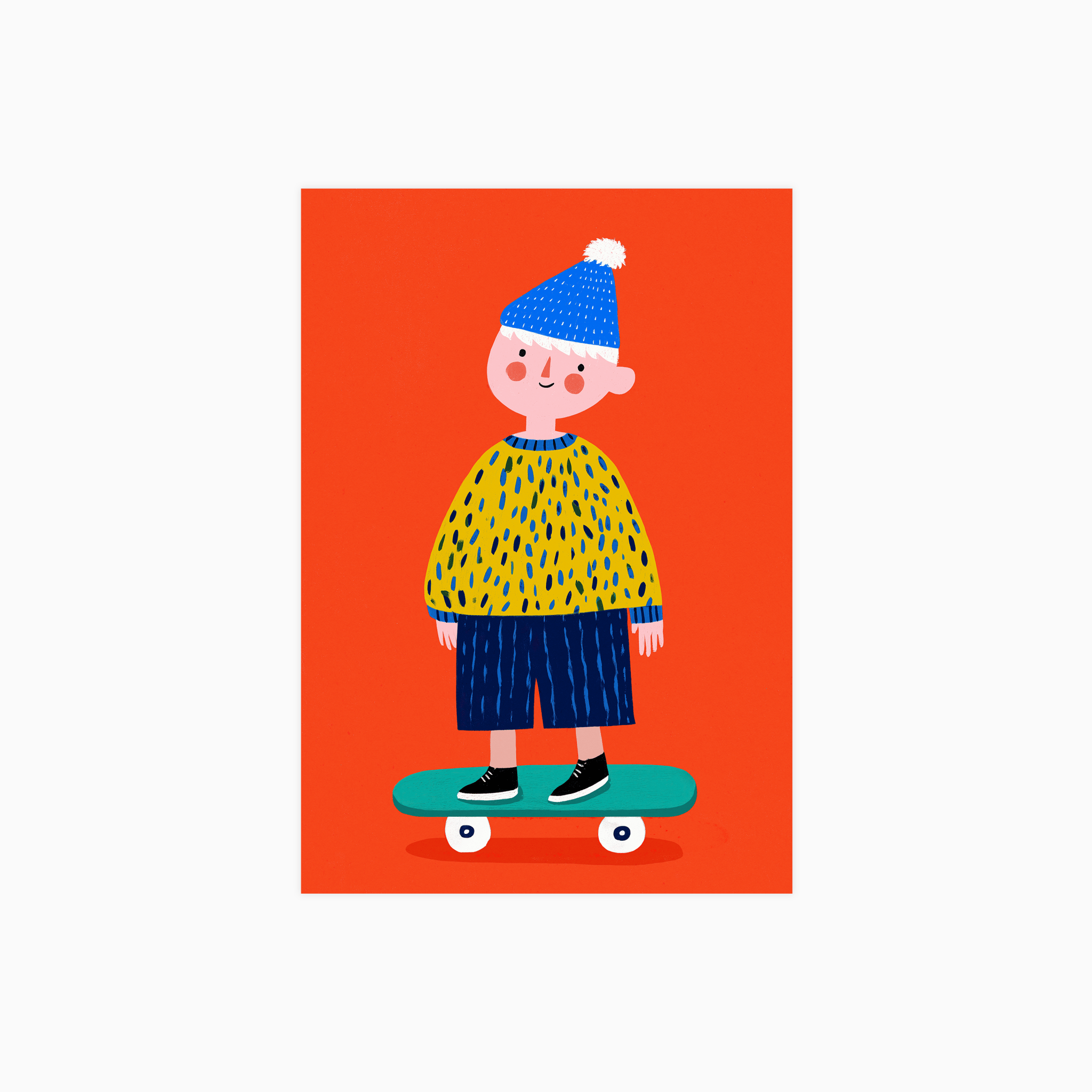 Skating Boy No 01 Poster