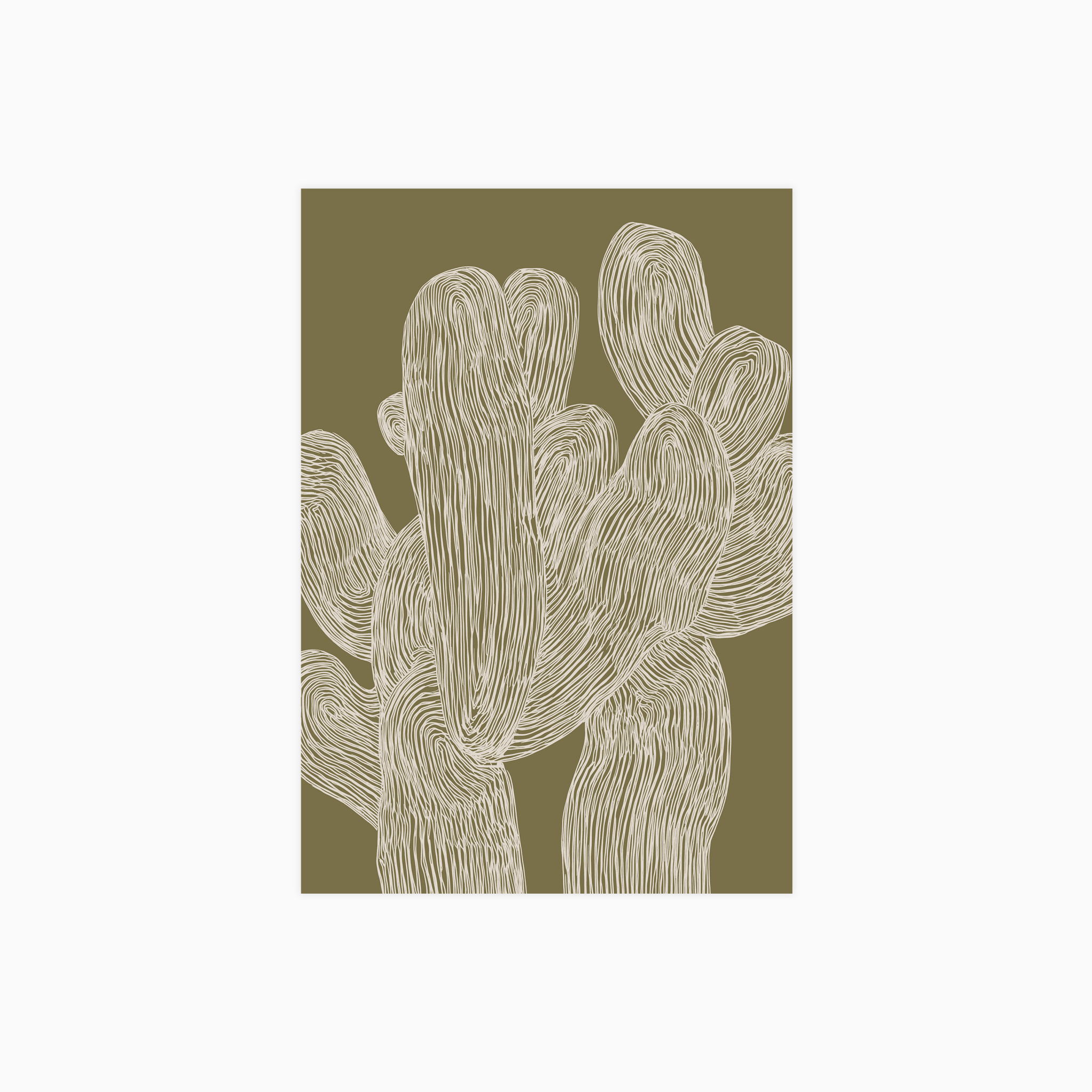 Desert Lines No 01 Poster