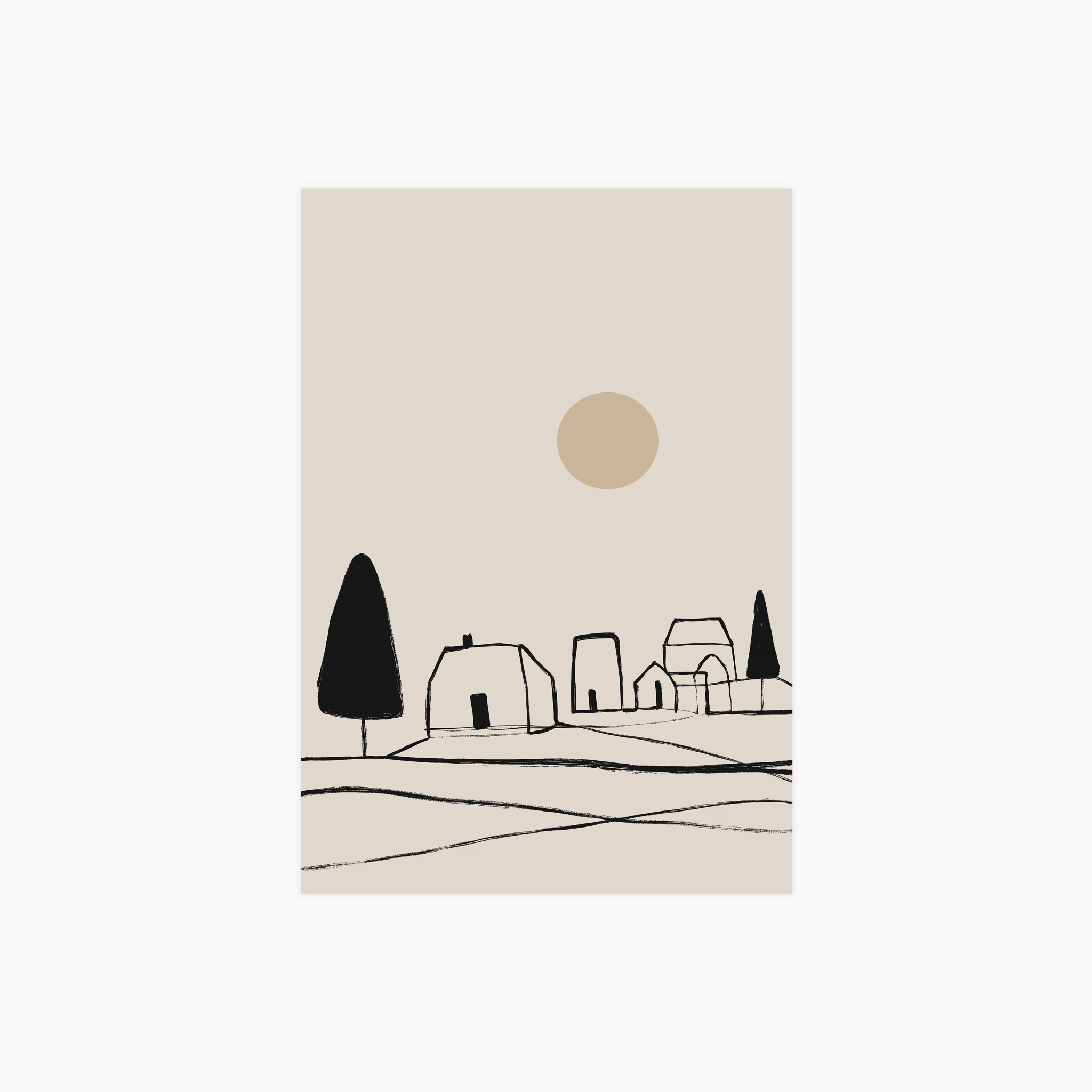 Silent Hillside No 01 Poster