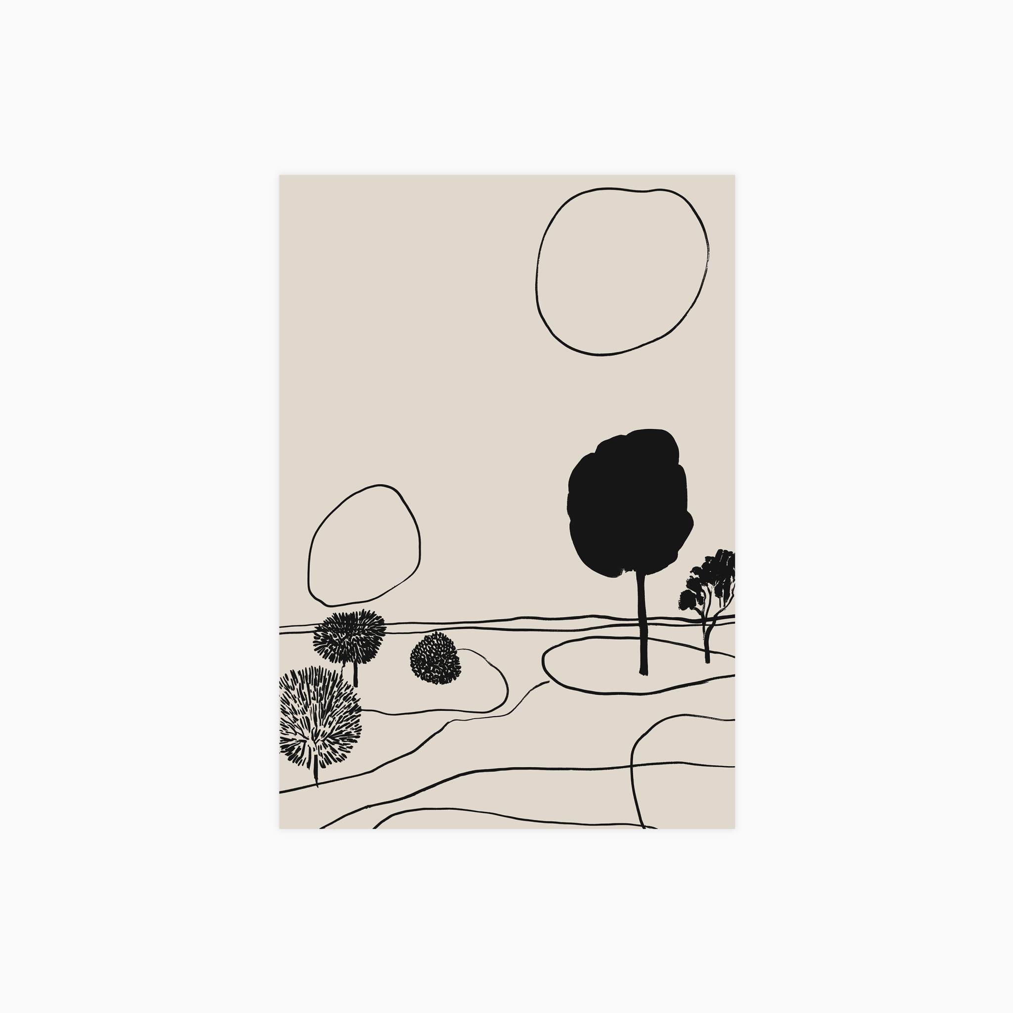 Silent Hillside No 06 Poster