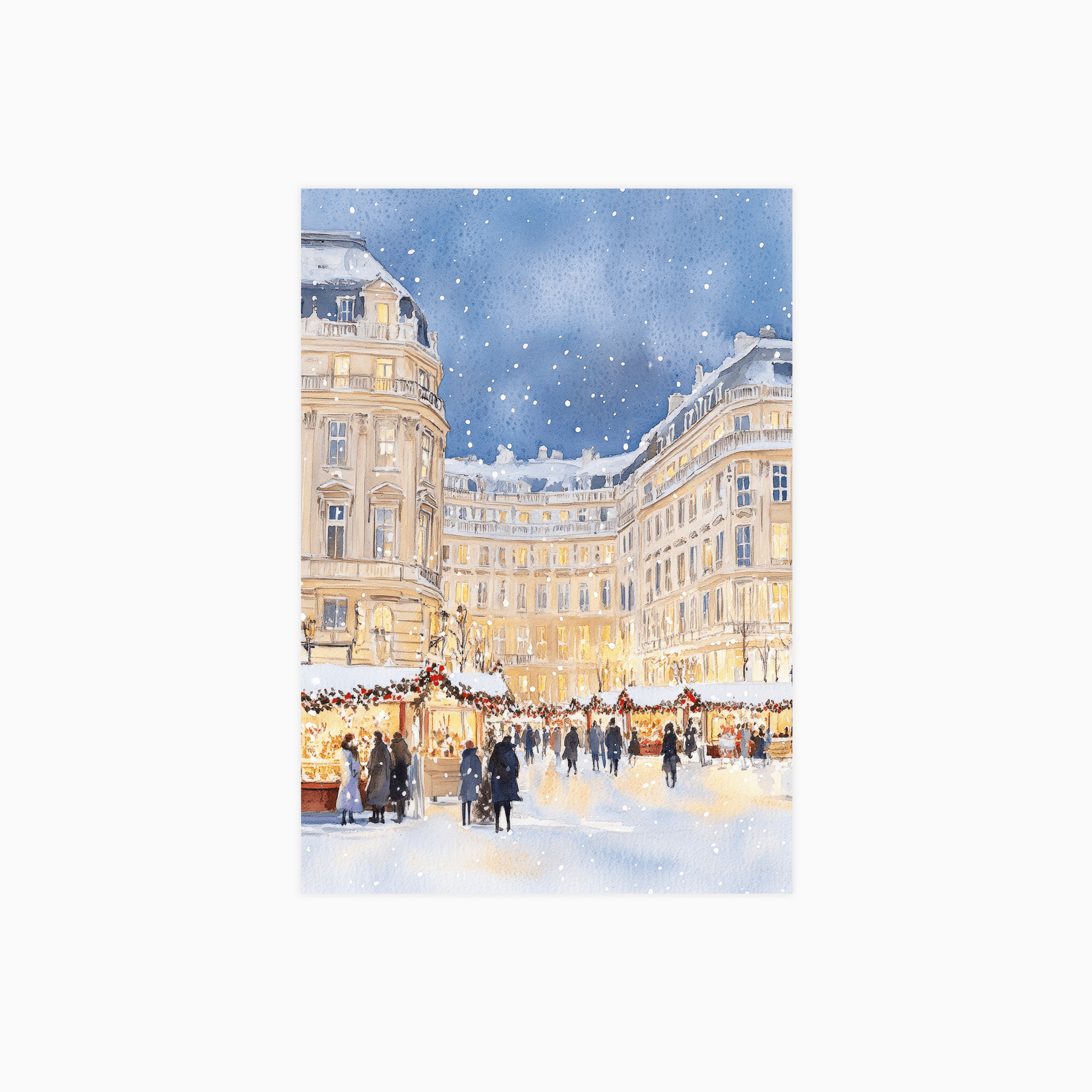 Christmas Market No 02 Poster
