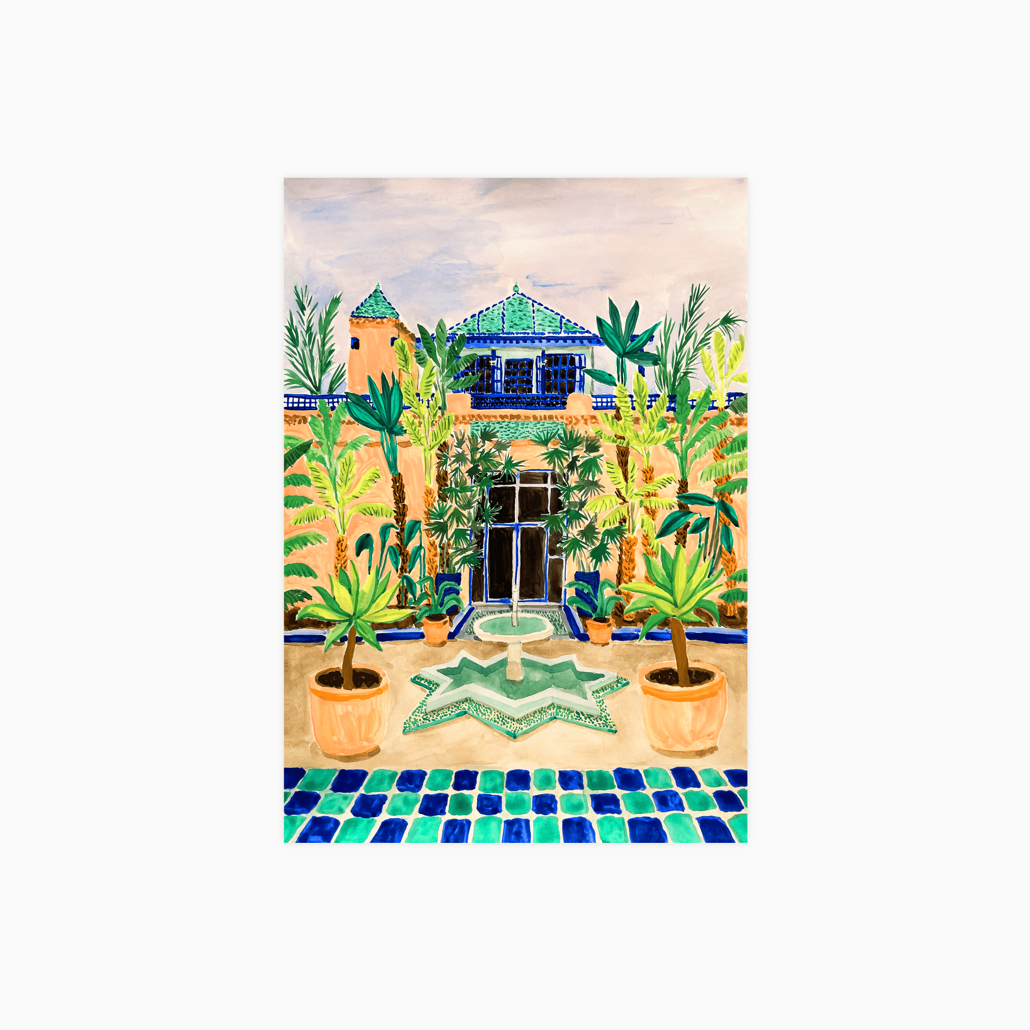 Jardin Majorelle Poster
